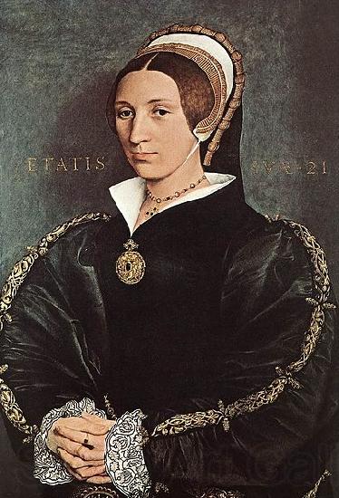 Hans holbein the younger Portrait of Catherine Howard Norge oil painting art